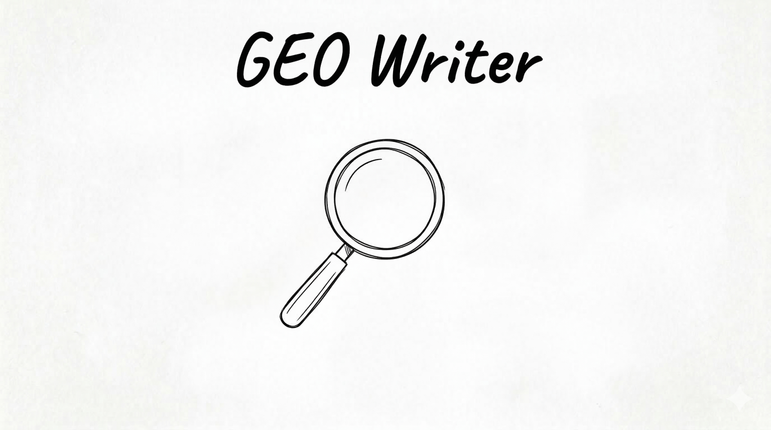 GEOWriter Beta: Why I Built a GEO AI Writer Tool