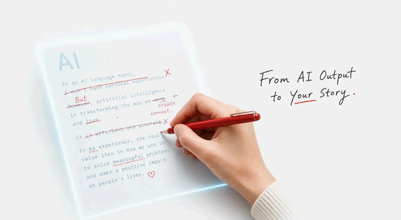 How to Use AI and Not Get Flagged: A 5-Step Humanizing Workflow