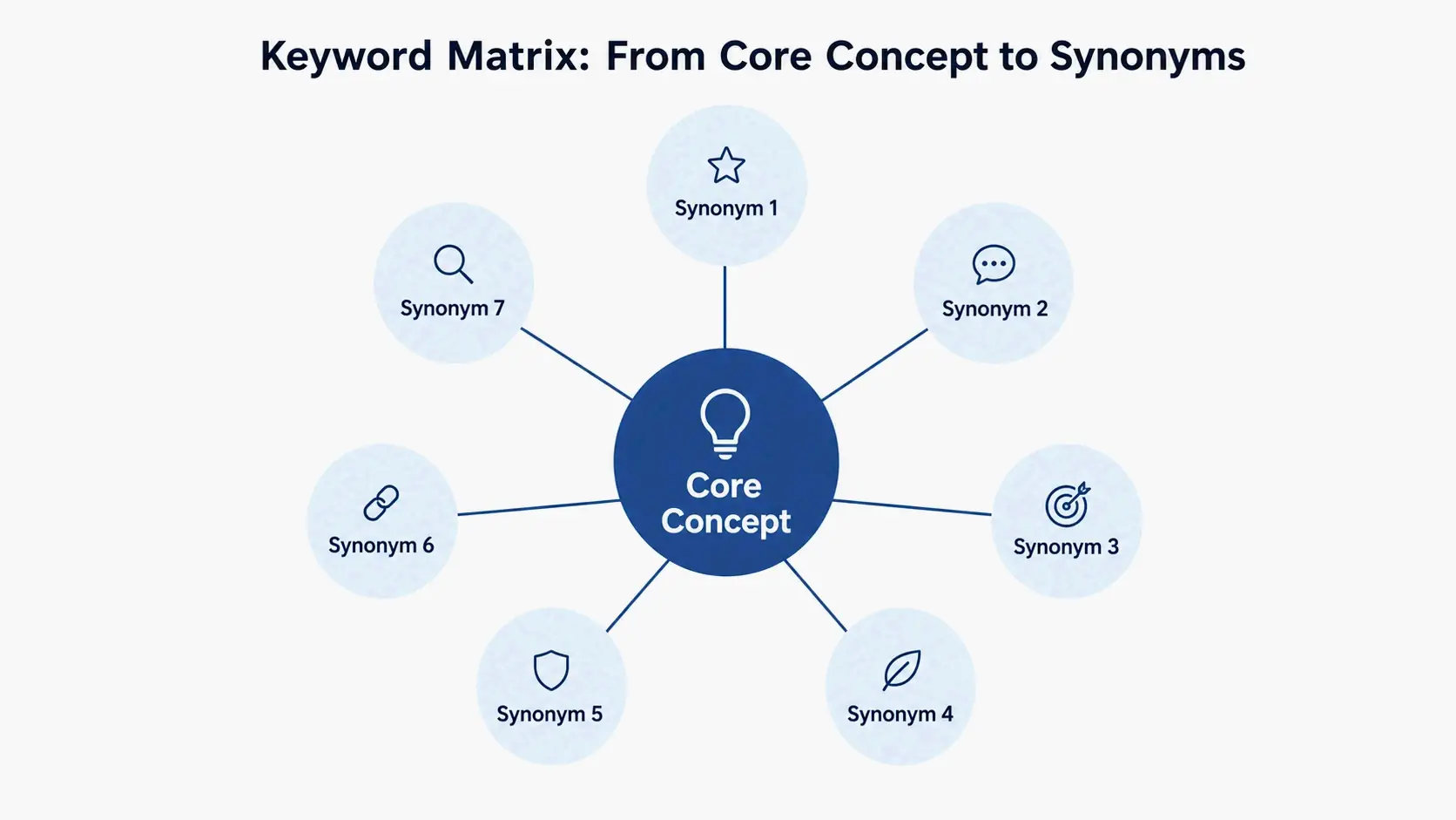 Keyword matrix concept